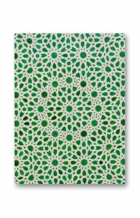 green moroccan tiles