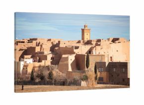 Typical buildings in the old village, south of the city Errachidia, Province Errachidia, eastern Morocco.