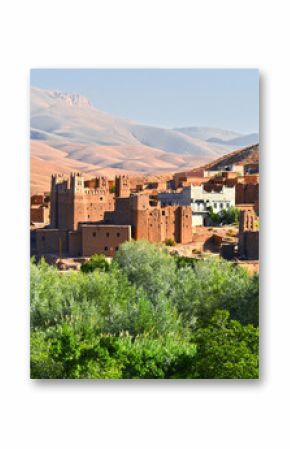 Old berber architecture near the city of Tamellalt, Morocco