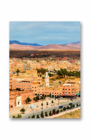 View of Kalaat M'Gouna, a town in Morocco