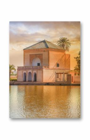 Menara Pavilion and Gardens of  Marrakesh, Morocco.