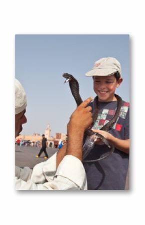 Charmeur de serpent à Marrakech  2