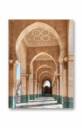 Hassan II Mosque interior Casablanca Morocco