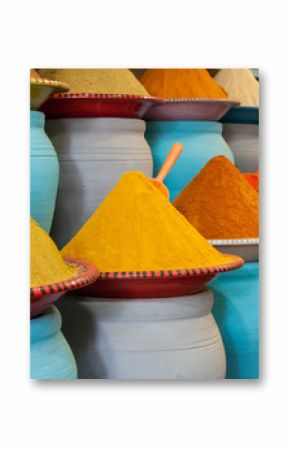 Spices at the market Marrakech, Morocco 