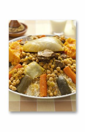 Moroccan couscous dish