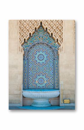 Maroccan tiled fountain