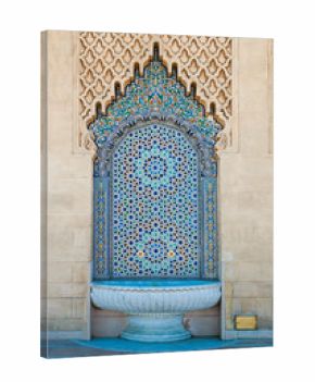 Maroccan tiled fountain