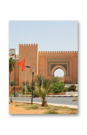 Morocco, a city gate in Meknes