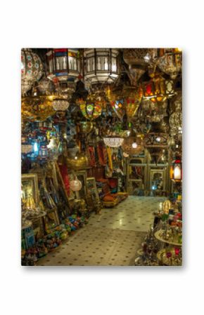 Moroccan antique lamp