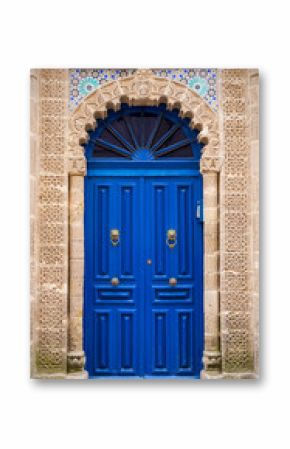Blue door in Essaouira, Morocco