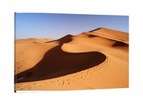 Morocco. Sand dunes of Sahara desert