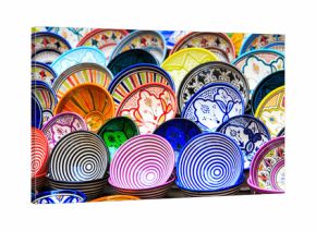 Traditional ceramic pottery in Morocco