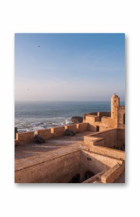 Stadtmauer mit Kanonen in Essaouira  Marokko