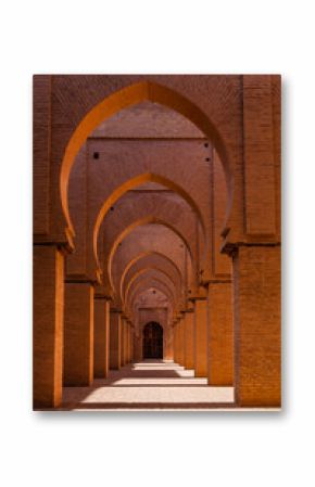 Pfeilerhalle der Moschee von Tinmal  Marokko