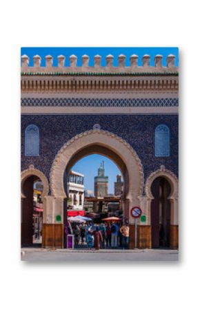 Blaues Tor (Bab Bou Jeloud) in Fès  Marokko