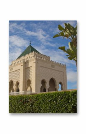 The Mausoleum of Mohammed V in Rabat, Morocco.