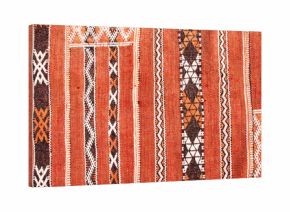 Texture of berber traditional wool carpet, Morocco, Africa