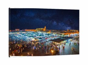 Jamaa el Fna market square in Marrakesh's medina, Marrakesh, Morocco