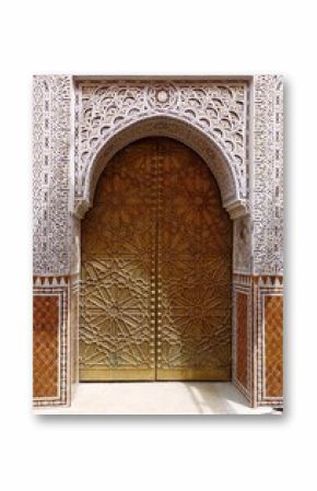 Porte à la décoration orientale