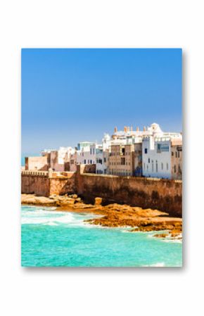 View on old city of Essaouira in Morocco