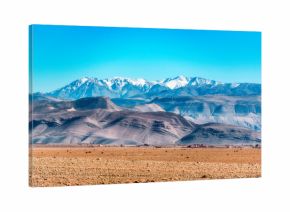 Amazing panoramic view of the Atlas Mountains in Morocco