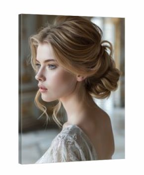 Elegant updo hairstyle for formal occasions