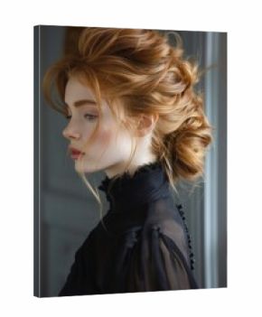 Elegant updo hairstyle for formal occasions