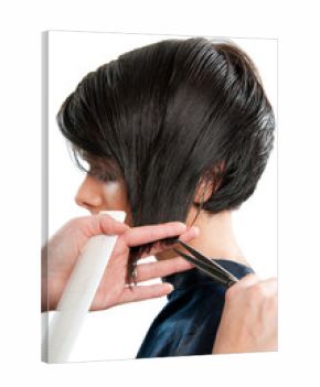 Haircut at the hairdresser