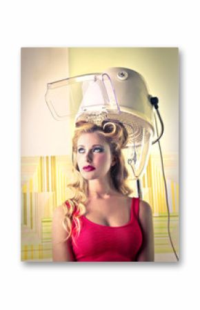 retro hairstyle
