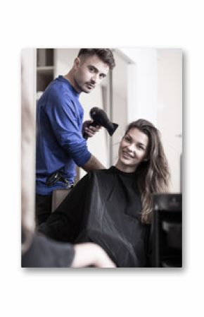 Young hair stylist