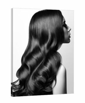 Beautiful Woman with Long Healthy Hair