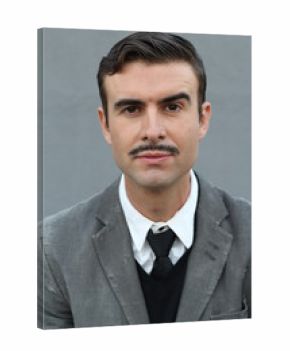 Mustache man , movember concept - Stock image