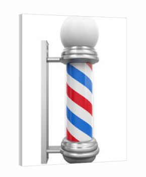 Classic Barber Shop Pole