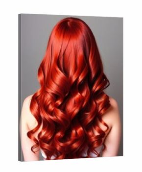 Woman with beautiful hair, generative AI