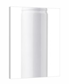 Aerosol spray metal bottle can on white with clipping path