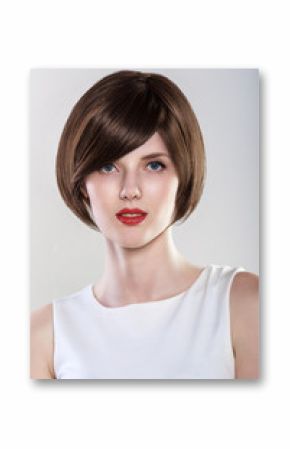 Fashion Hairstyle Glamour Young Woman Portrait