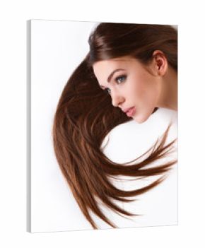 Woman with beautiful long hair