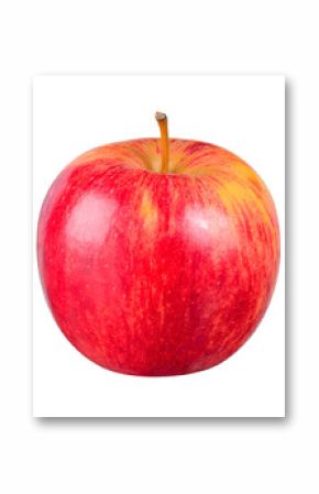 Red apple on transparent png