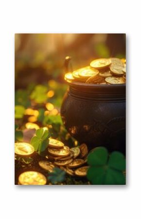 A Singular Glint of Gold Coins, St. Patrick's Day