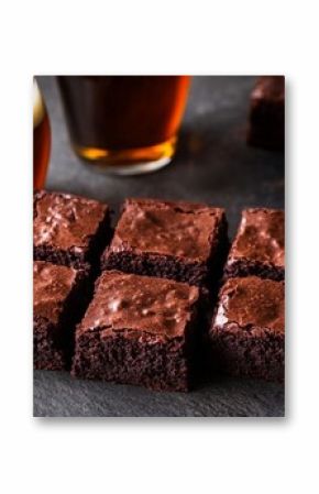 Indulge in the rich decadence of chocolate brownies paired with a refreshing beer. This delightful combination is perfect for gatherings, dessert lovers, and food enthusiasts alike!