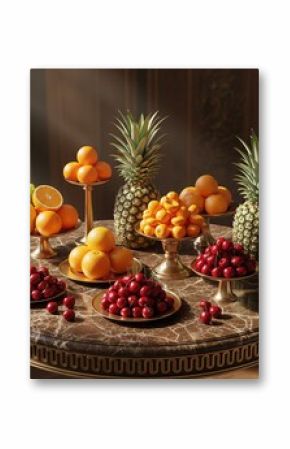 fruits on a table