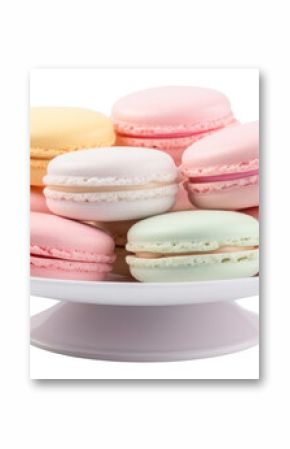 PNG Macaron plate macarons food.
