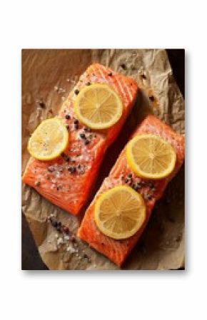 Raw Salmon with Pepper and Lemon