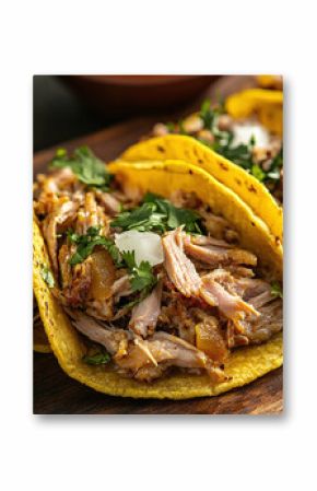 Carnitas - Slow-cooked, tender pork, typically served in tacos or as a main dish.