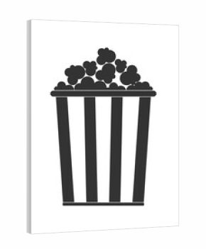 Popcorn package bag  icon isolated on transparent background