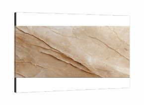 Elegant Beige Marble Surface with Natural Veins, Smooth Creamy Stone Texture for Design