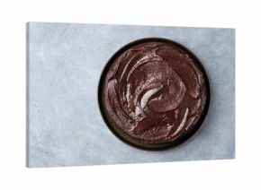 Chocolate cake with dark chocolate ganache topping