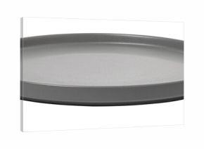 Round nonstick pizza pan baking tray kitchenware isolated