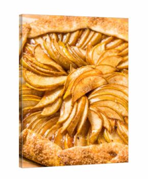 Homemade French Pear Galette Dessert