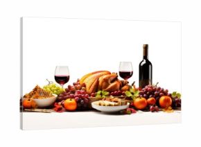 Thanksgiving celebration dinner glass.